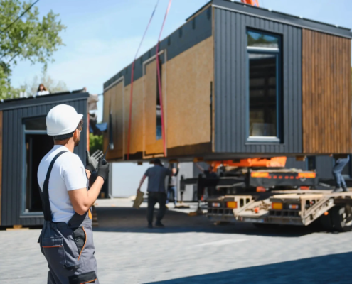 Modulinio namo transportavimo paslaugos visoje Lietuvoje - Transporto paslaugos