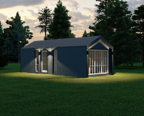 Liuda fasad viz naktis - Modhouse.lt