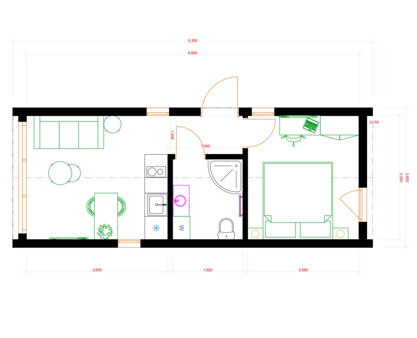 Modulinis namas MOD32 - Modhouse.lt