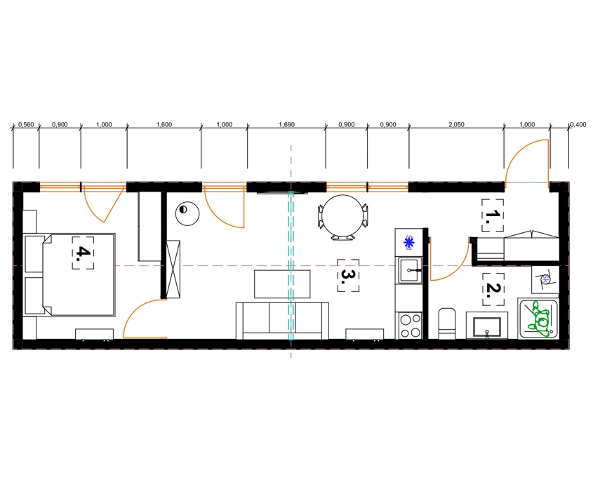 Modulinis namas MOD43 2 - Modhouse.lt