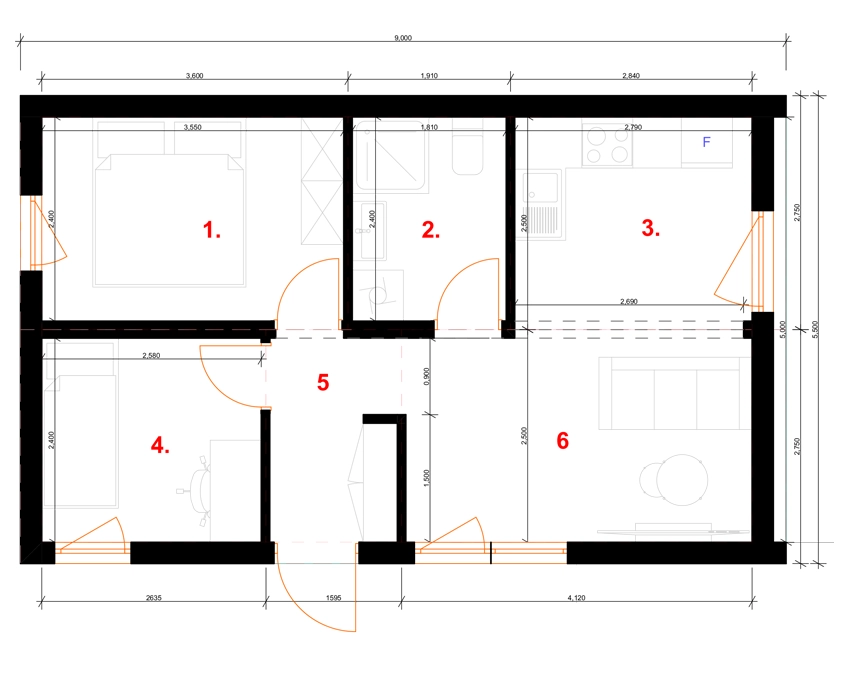 Modulinis namas MOD49 - Modhouse.lt