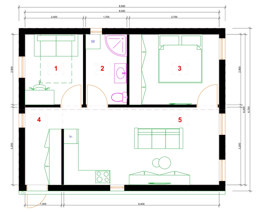 Modulinis namas MOD58 - Modhouse.lt