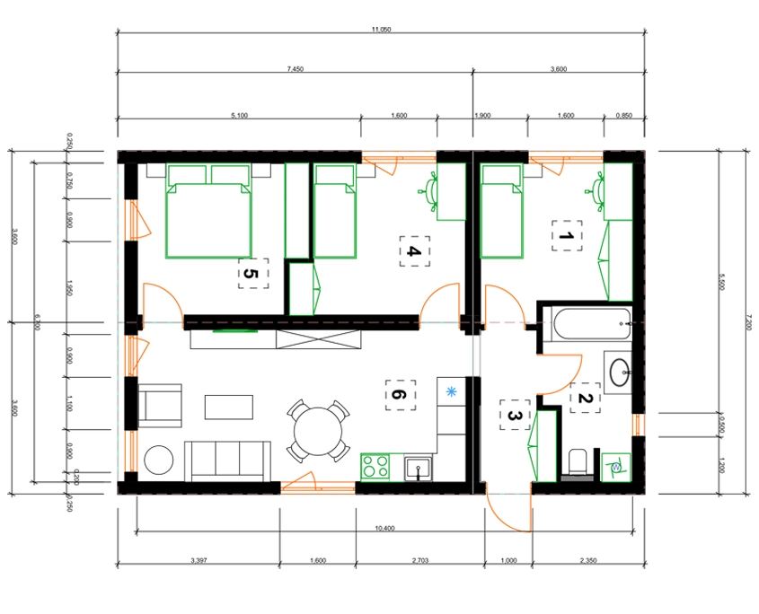 Modulinis namas MOD80 - Modhouse.lt