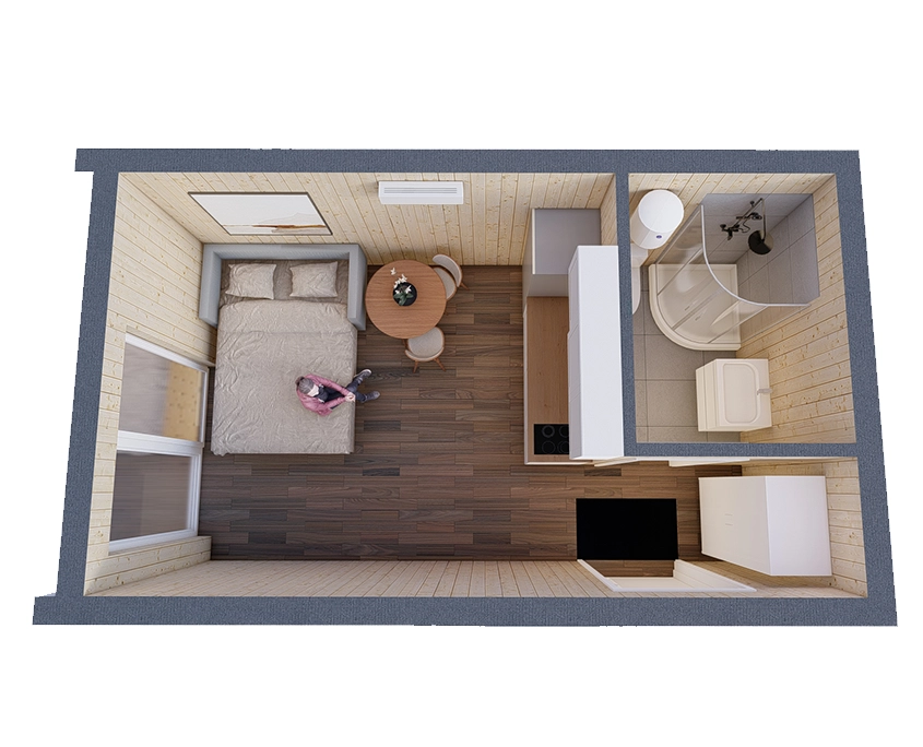 Modulinis namas MODTiny1 - Modhouse.lt