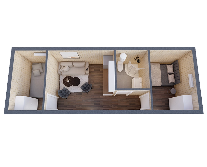 Modulinis namas MODTiny3 2 - Modhouse.lt